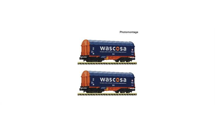 Fleischmann 6660105 2er Set Schiebeplanenwagen