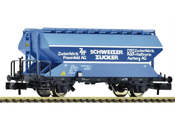 Fleischmann 6660123 Getreidesilowagen Tgpps "Schweizer Zucker" SBB, Spur N