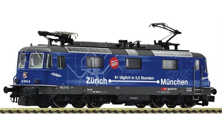 Fleischmann 732475 E-Lok Re 421 Zürich-München SBB, Spur N Digital Sound