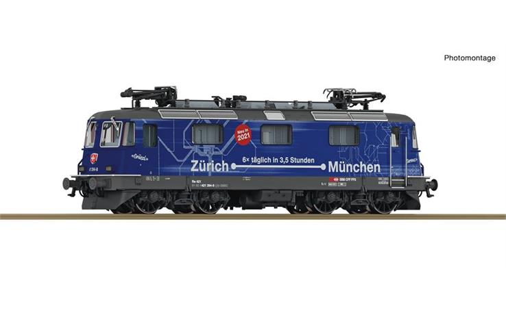 Fleischmann 732475 E-Lok Re 421 Zürich-München SBB, Spur N Digital Sound