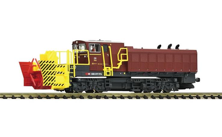 Fleischmann 7370021 Beilhack Schneeschleuder SBB, Spur N Digital Sound