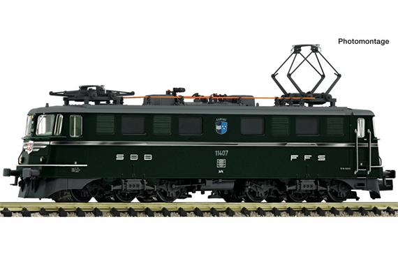 Fleischmann 7560037 E-Lok Ae 6/6 "Aargau" grün SBB, Spur N