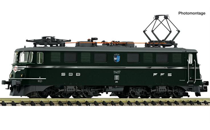 Fleischmann 7560037 E-Lok Ae 6/6 "Aargau" grün SBB, Spur N