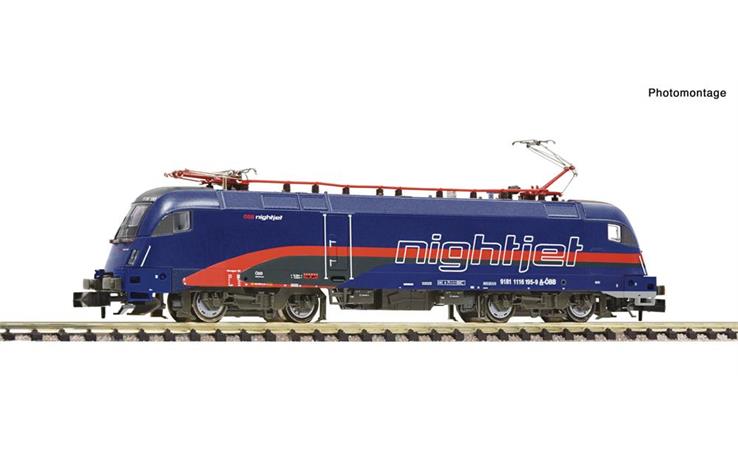 Fleischmann 7560039 E-Lok Rh 1116 Nightjet ÖBB, Spur N