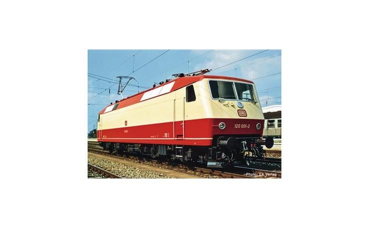 Fleischmann 7570059 E-Lok BR 120 rt/cr Vors Snd.
