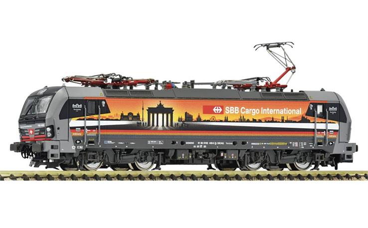 Fleischmann 7570074 E-Lok BR 193 Deutschlandpiercer SBB Cargo Int., Spur N Digital Sound