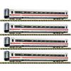 Fleischmann 7760004 Ergänzungswagen-Set 4-tlg ICE2 DB AG, Spur N