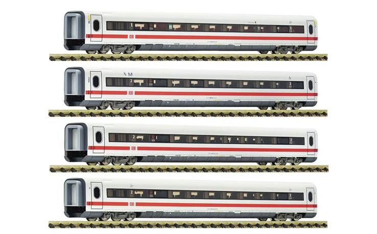 Fleischmann 7760004 Ergänzungswagen-Set 4-tlg ICE2 DB AG, Spur N