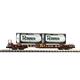 Fleischmann 825054 Taschenwagen T3 AAE+Rinnen