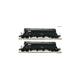 Fleischmann 849005 Staubsilowagen Set 2-tlg GATX grau, Spur N