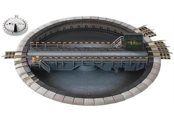 Fleischmann 9152 Komfort-Drehscheibe 9152 C ("denkend") mit elektrischem Antrieb, Spur N
