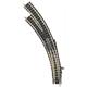 Fleischmann 9174 Bogenweiche links für Handbetrieb, Spur N