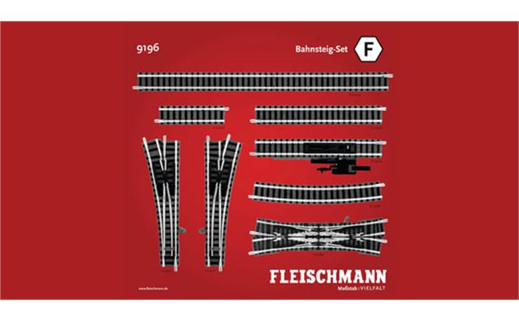 Fleischmann 9196 BAHNSTEIG SET