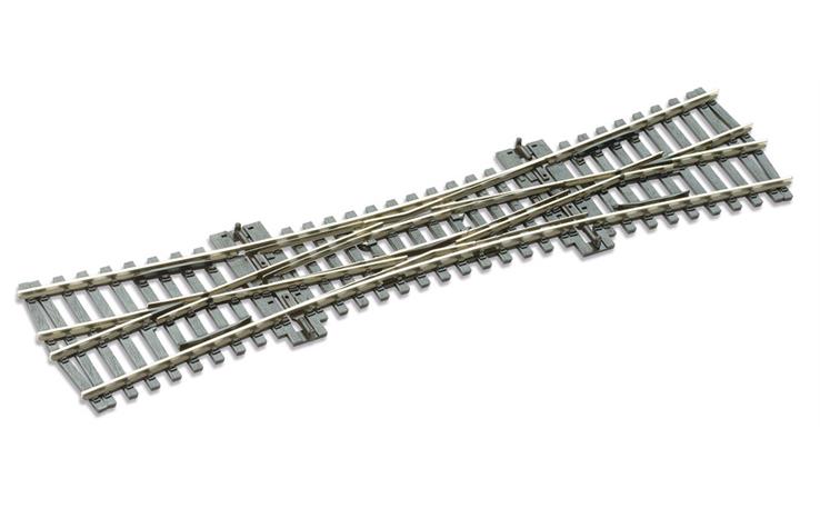 H0 Cd100 12° Doppelte Kreuzungsweiche, R 800 mm