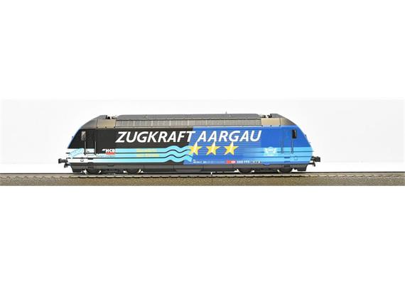 Hag 076 E-Lok Re 460 Werbelok Zugkraft Aargau HCB SBB, H0 AC Analog