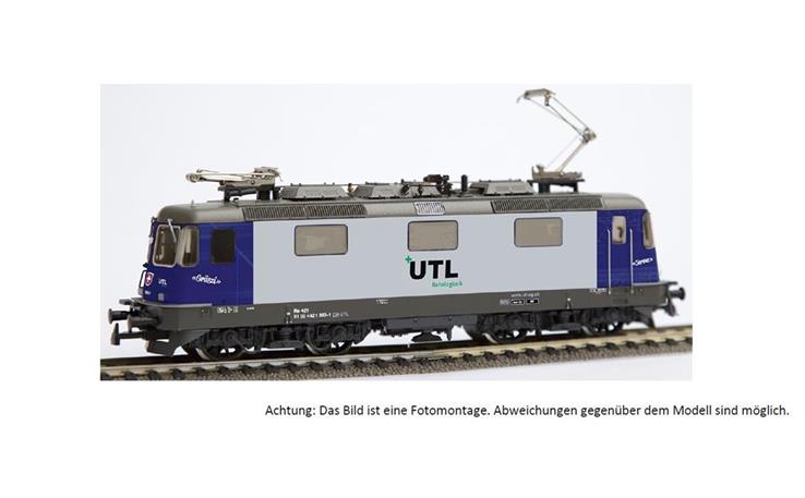 Hag 16245-32 E-Lok Re 421 UTL SBB, H0 AC Digital Sound