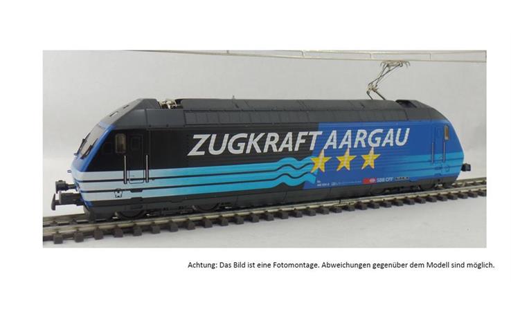 Hag 28299-22 E-Lok Re 460 Zugkraft Aargau SBB, H0 DC Digital Sound