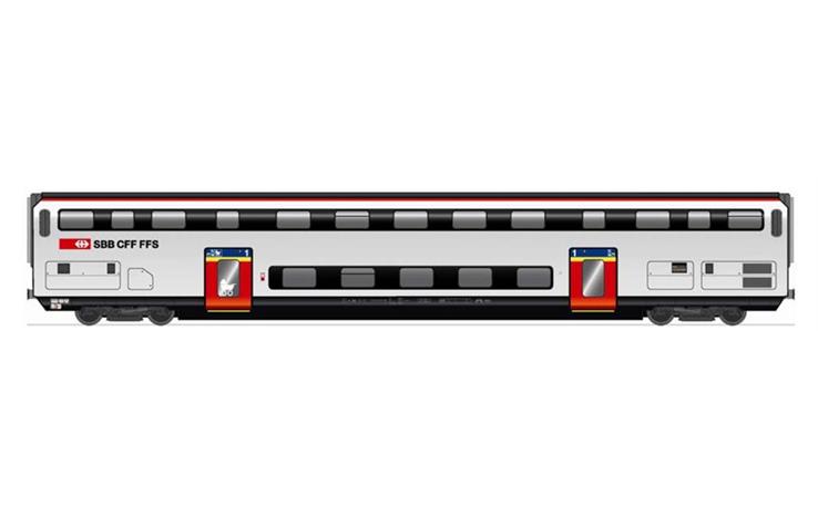 Hag 61040 IC2000 1. Kl. Personenwagen SBB, H0 AC