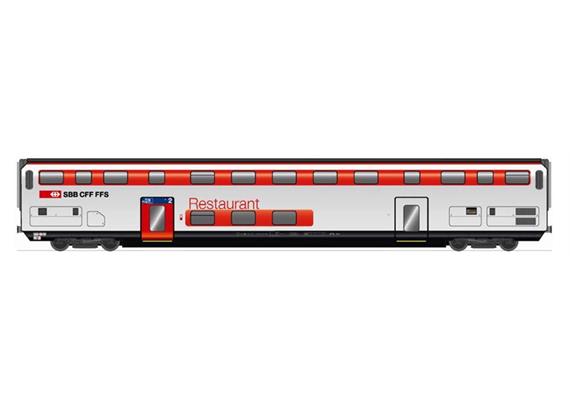 Hag 61134 IC2000 2. Kl. Restaurantwagen SBB, H0 AC