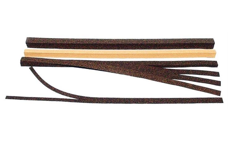Heki 3185 Korkgleisbettung dunkel, 3,6m
