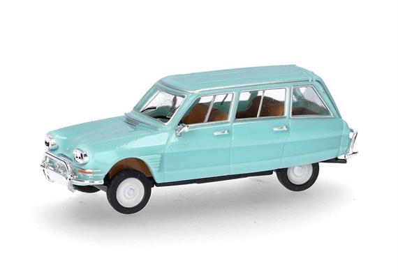 Herpa 027328-004 Citroën AMI 6 Break, pastelltürkis 1/87