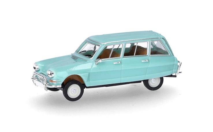 Herpa 027328-004 Citroën AMI 6 Break, pastelltürkis 1/87