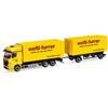 Herpa 319355 Mercedes-Benz Actros Bigspace Wechselkoffer-Hängerzug "Welti-Furrer" 1/87