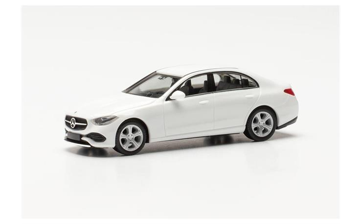 Herpa 421003-002 Mercedes-Benz C-Klasse Limousine, polarweiss 1/87