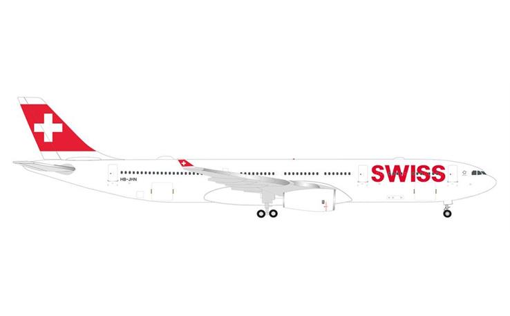 Herpa 523134-004 Swiss International Air Lines Airbus A330-300 – HB-JHN 1/500