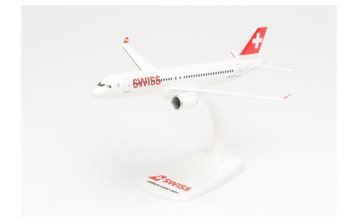 Herpa 613323 Swiss International Air Lines Airbus A220-300 – HB-JCQ 1/200