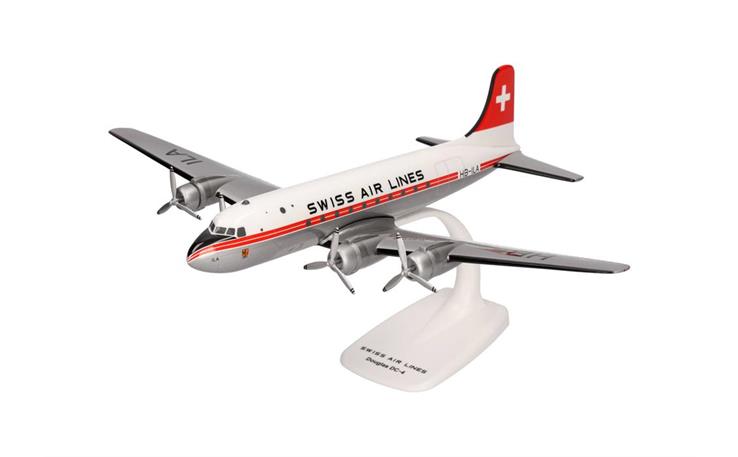 Herpa 614030 Swissair Douglas DC-4 1/125