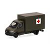 Herpa 700979 Mercedes-Benz Sprinter '18 mit Kofferaufbau "Schweizer Armee/Rotes (CH) 1/87
