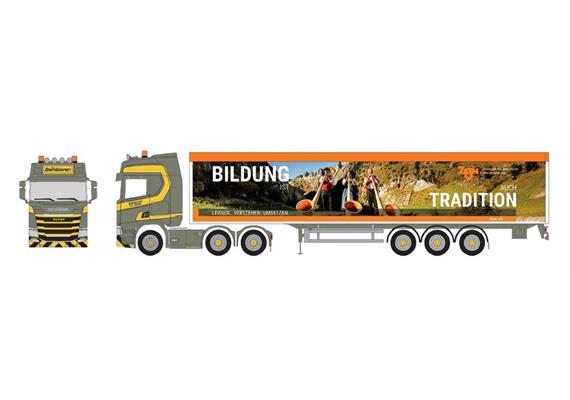 Herpa 925396 Scania CR 20 Hochdach Schubboden-Sattelzug "Dornbierer" (CH) 1/87