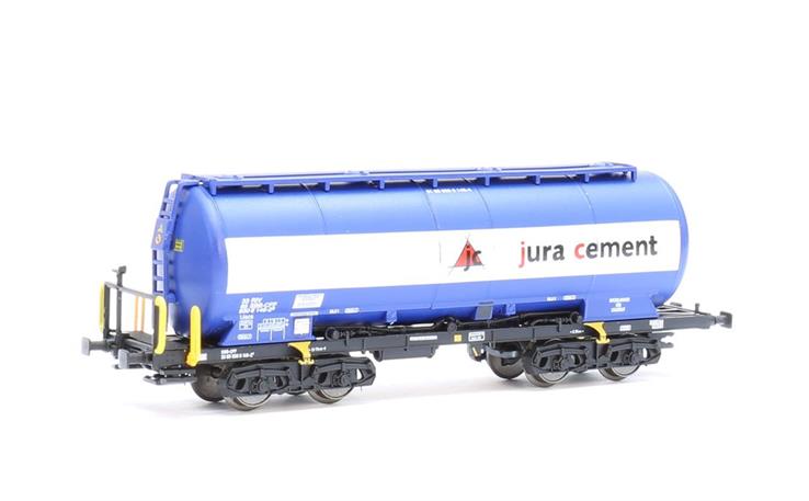 Hobbytrain H23487 Uacs Silowagen Typ B JURA Cement SBB, Spur N