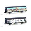 Hobbytrain H24663 Schiebewandwagen Hbbillns Graffiti Kids united SBB, Spur N