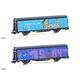 Hobbytrain H24666 Schiebewandwagen Hbbillns Graffiti Zukunft ist Luxus SBB, Spur N