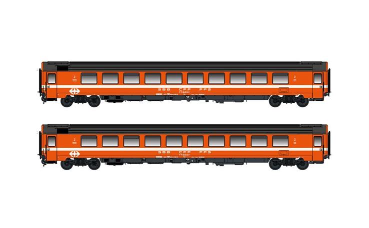 Hobbytrain H25501 Personenwagen-Set Bpm 2-tlg SBB, Spur N