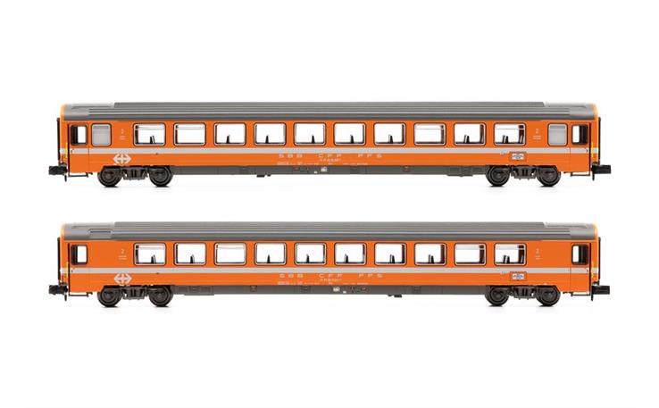 Hobbytrain H25501 Personenwagen-Set Bpm 2-tlg SBB, Spur N