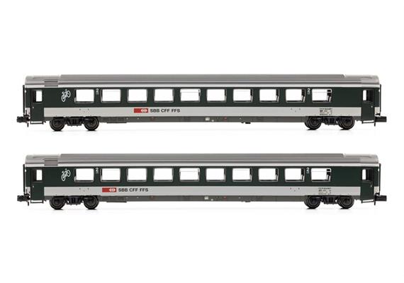 Hobbytrain H25502 Personenwagen-Set Bpm 2-tlg SBB, Spur N