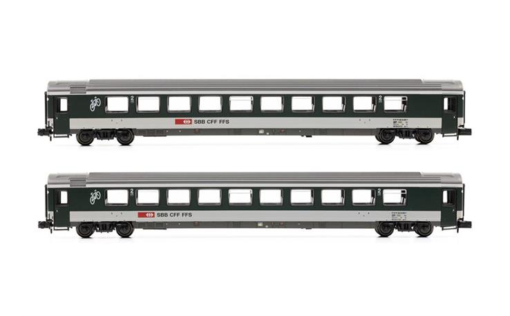 Hobbytrain H25502 Personenwagen-Set Bpm 2-tlg SBB, Spur N