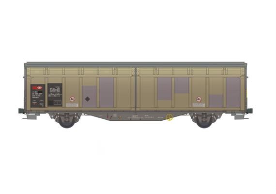 Hobbytrain H45100 Schiebewandwagen Hbbillns gealtert SBB, H0
