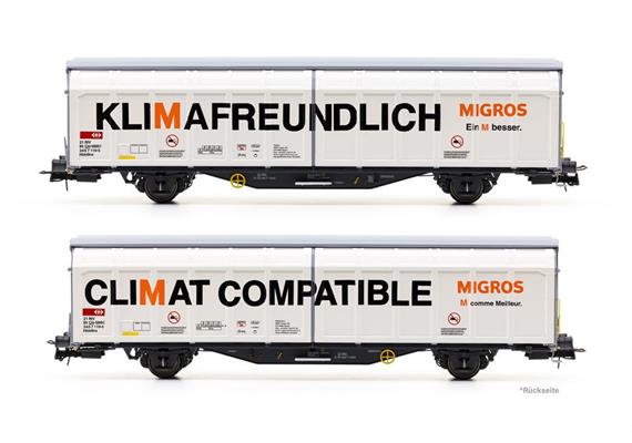 Hobbytrain H45102 Schiebewandwagen Hbbillns Migros SBB, H0