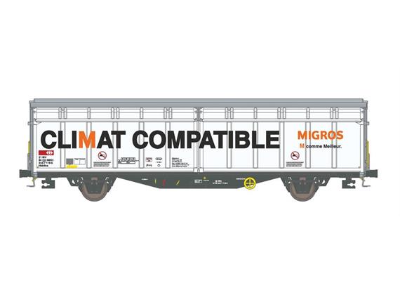 Hobbytrain H45102 Schiebewandwagen Hbbillns Migros SBB, H0