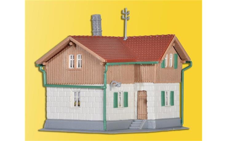 Holz Fotorahmen mit Rotem Herz zum Aufhängen und stehend 2 assortiert