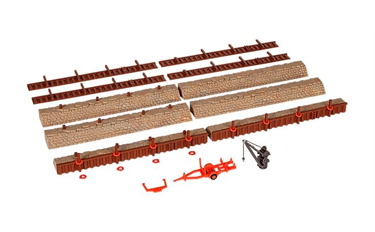 Holz Herz rot mittel mit Glocke, 4 x 2.5cm, 3 assortiert - 24 Stk im Display