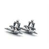 Jägerndorfer 51002 D-Line Klemme 2 Stk. silber