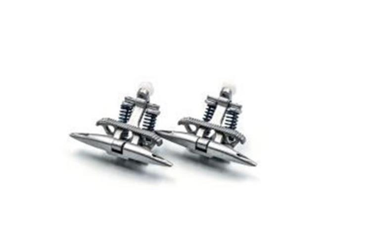 Jägerndorfer 51002 D-Line Klemme 2 Stk. silber