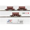 Jägerndorfer 66300_1 Kieswagen-Set 3-tlg "Weiacher Kies" SBB, Spur N