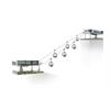 Jägerndorfer 82497 Seilbahn Set weiss/grau mit 6 "Omega V" Gondeln & 1 Stütze, H0 D-Line