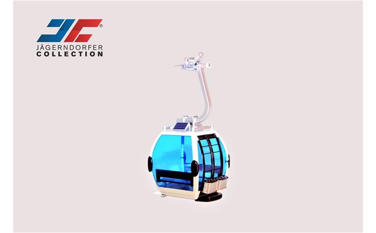 Jägerndorfer 84100 Gondel Omega IV, weiss/schwarz/blau 1/32